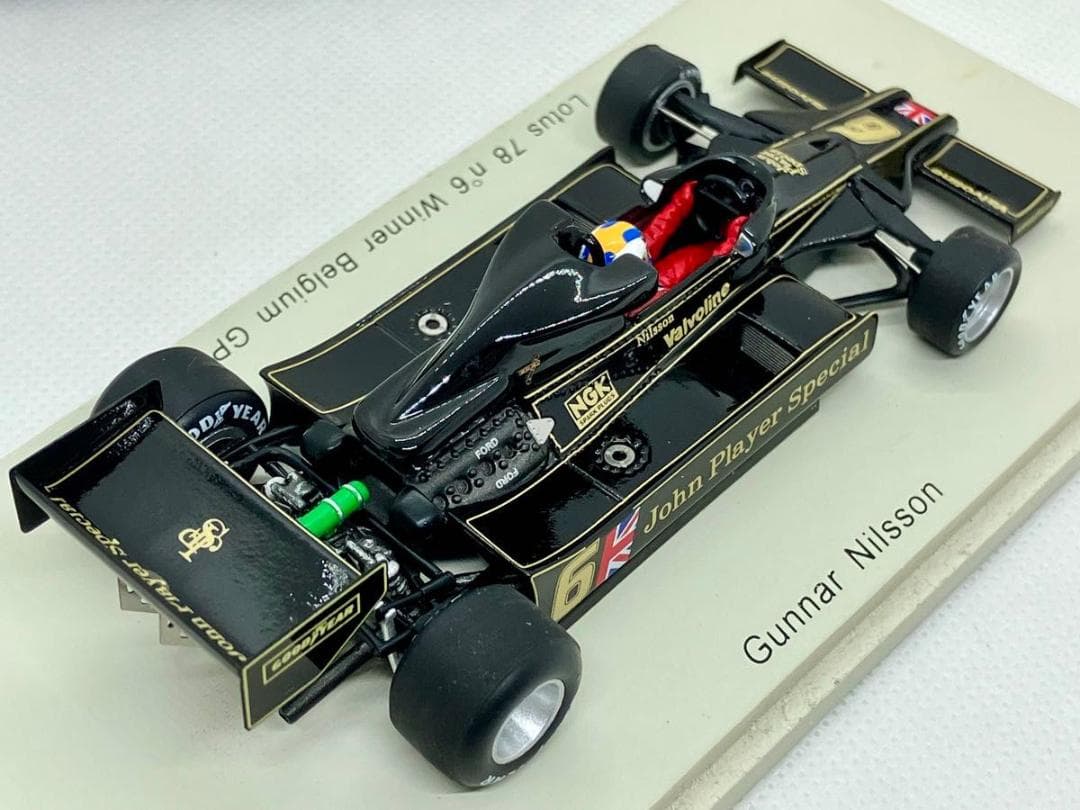 ★1/43★JPS ロータス78★G.ニルソン★1977 ベルギーGP 優勝★