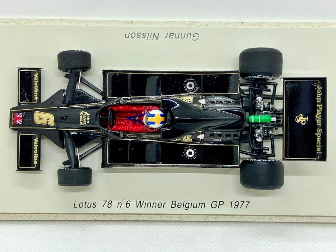 ★1/43★JPS ロータス78★G.ニルソン★1977 ベルギーGP 優勝★