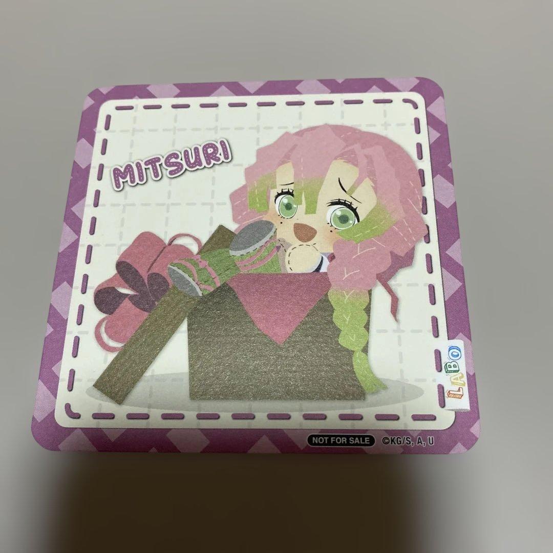鬼滅の刃 コラボカフェ本舗 LABO ラボ　コースター 甘露寺蜜璃