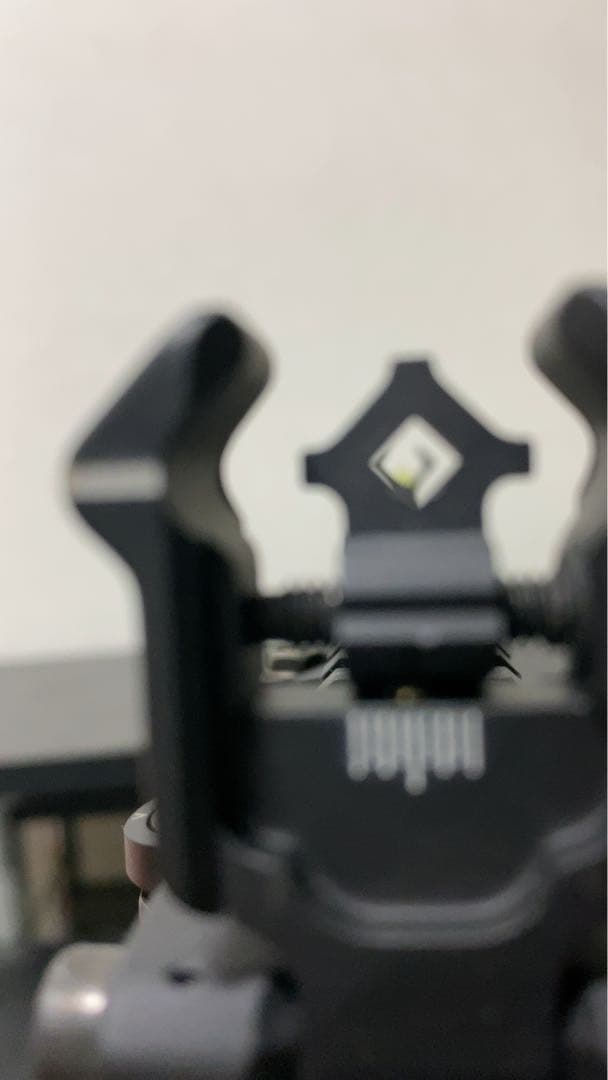 実物 ダイヤモンドヘッドアイアンサイト 実物集光サイト変換品 フロントリアセット