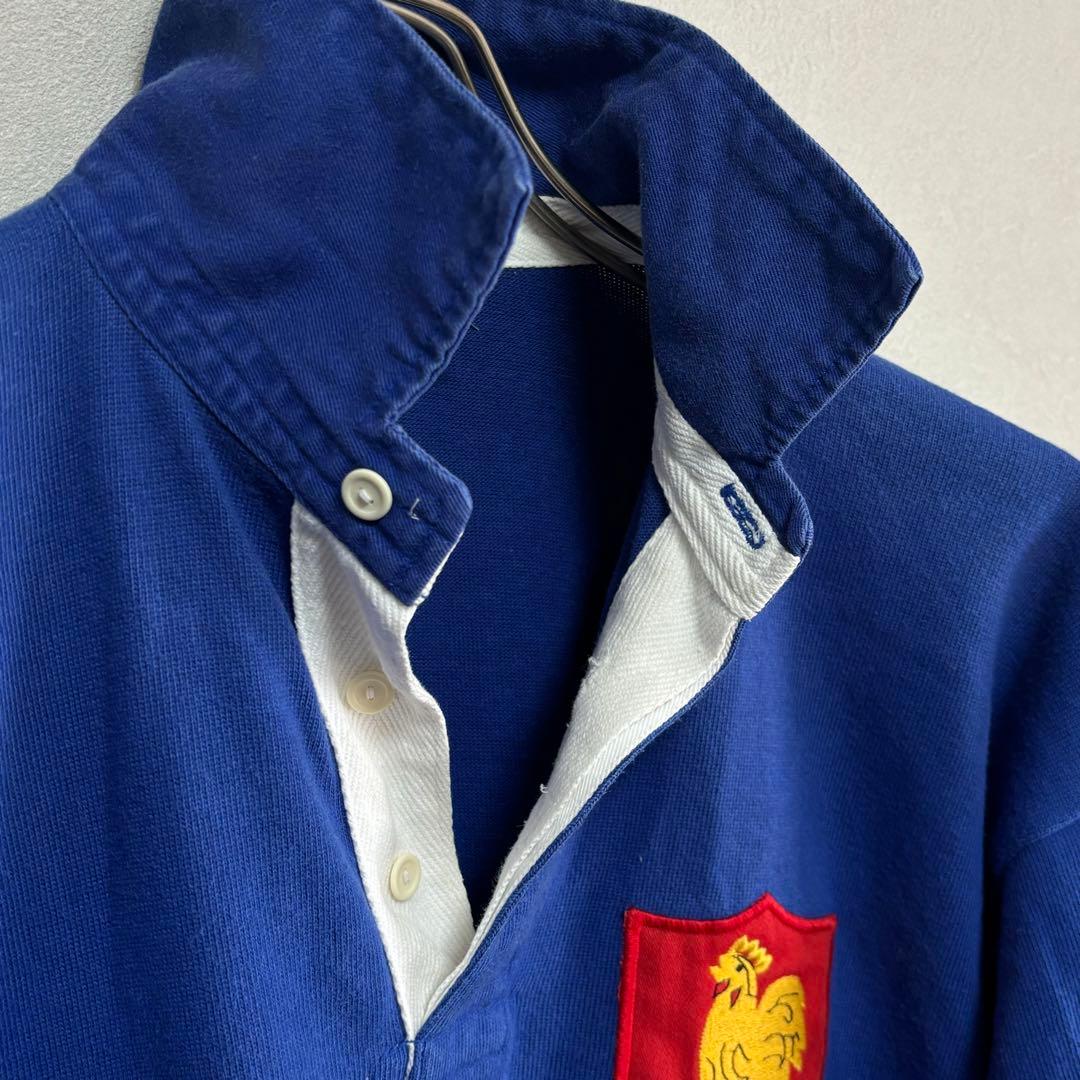 UMBRO アンブロ ラグビー フランス代表 ラガーシャツ ロングスリーブポロ