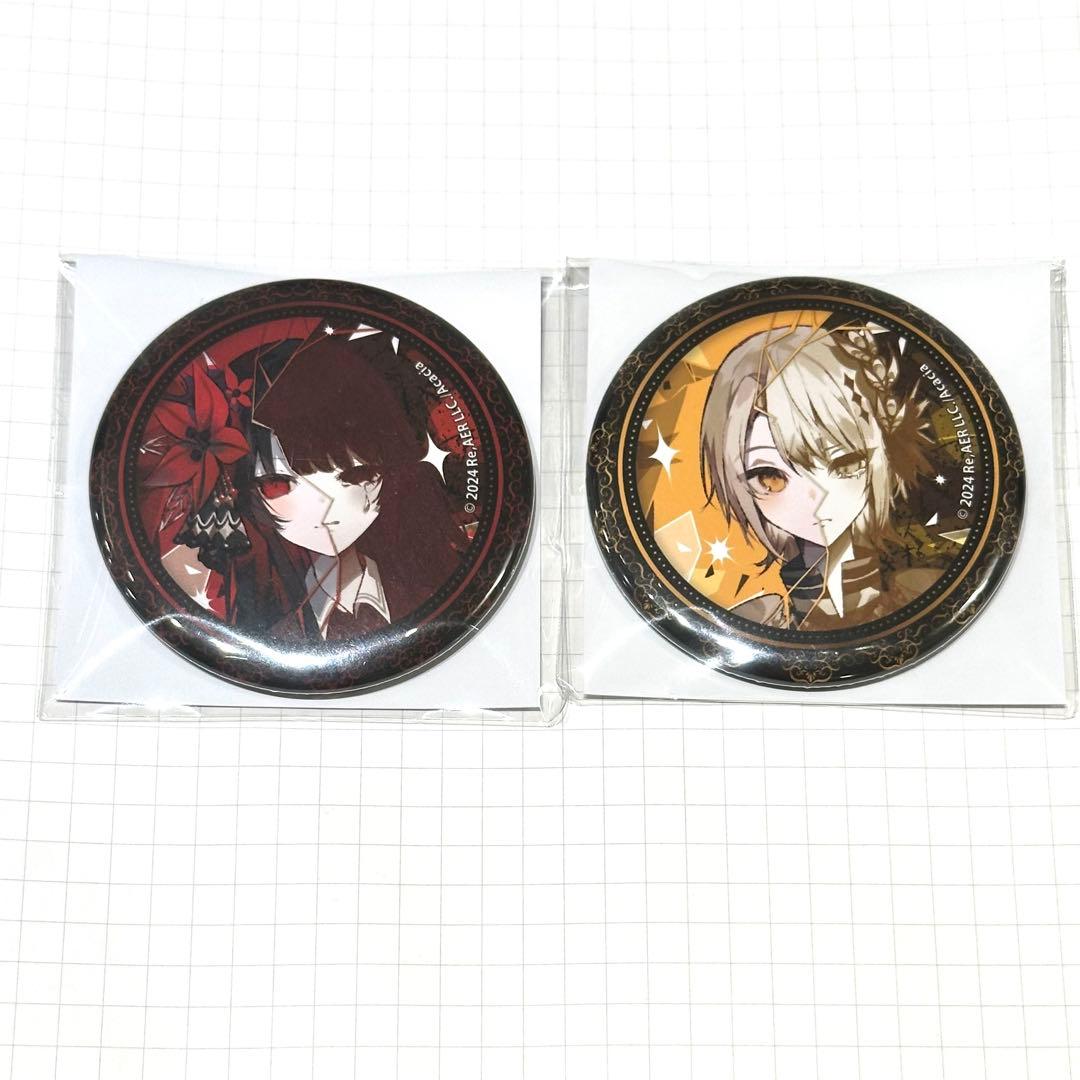 魔法少女ノ魔女裁判 くじメイト 缶バッジ　二階堂ヒロ　蓮見レイア　まのさば