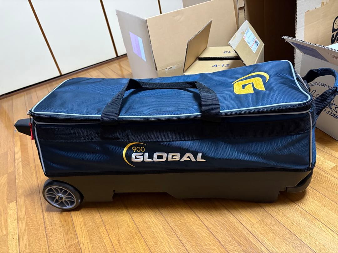希少⁉︎ 900global 3個入れ BGL-2000 ネイビー used