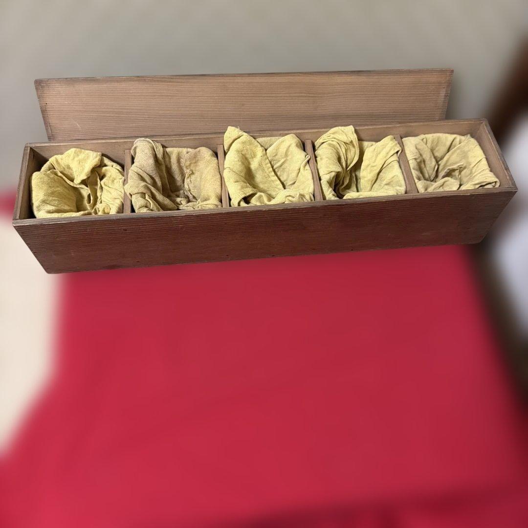 江戸時代　絵志野　向付　五客　無傷　茶碗　時代保管箱