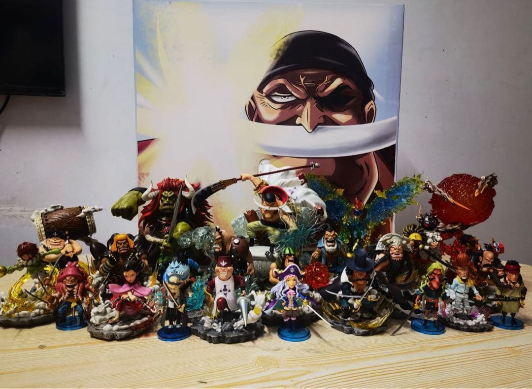 ONE PIECE 白ひげ海賊団 18点 ガレージキット ガレキ スタチュー①