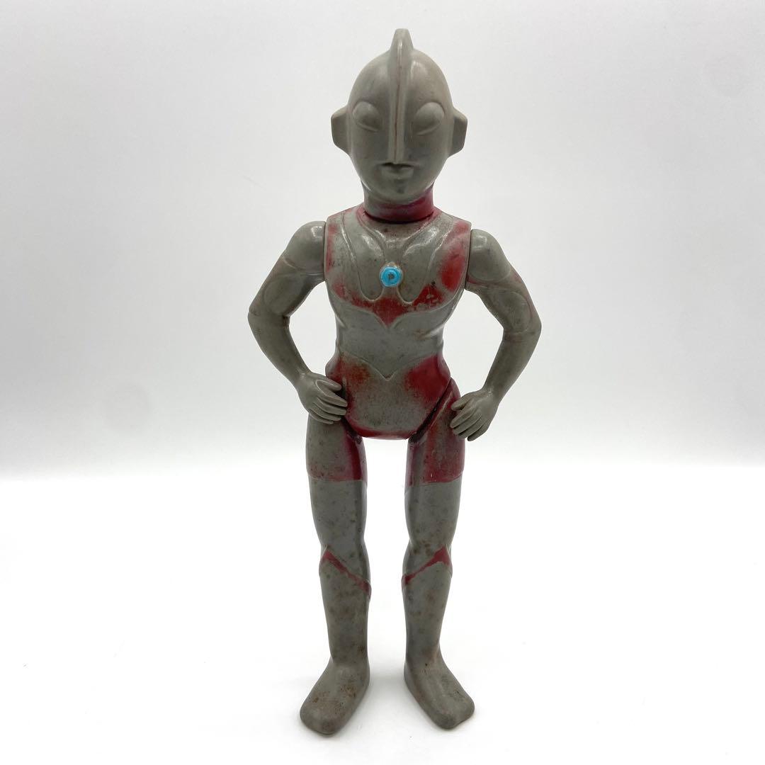 【希少品】　ウルトラマン　ソフビ　当時物　1966マルサン　ブルマァク