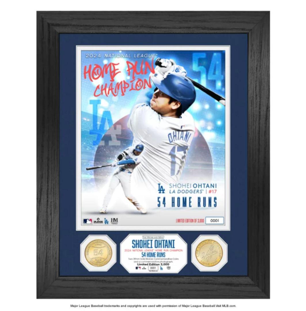 大谷翔平2024ホームラン王記念フォト　期間限定品