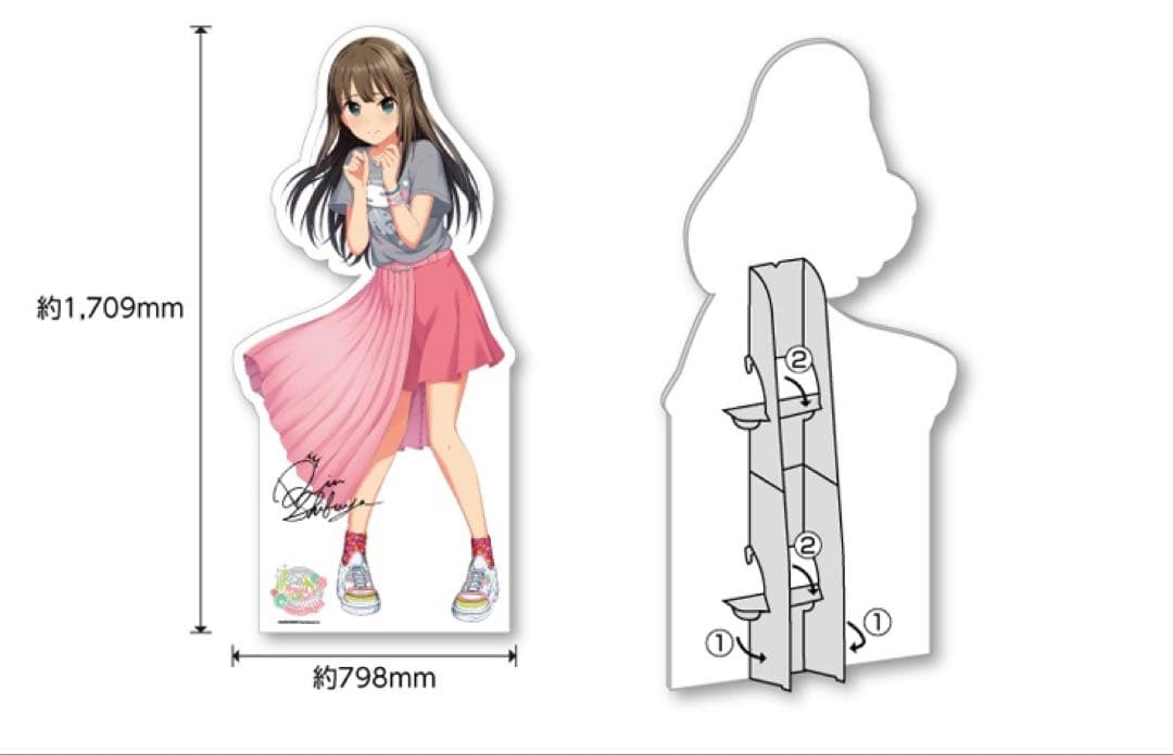 7thLIVEアソビストアオリジナル 公式1/1スケール等身大パネル　渋谷凛