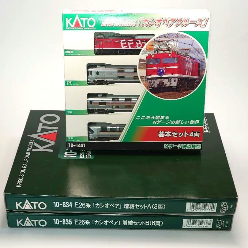 KATO　EF81 95+E26系「カシオペアクルーズ」フル編成