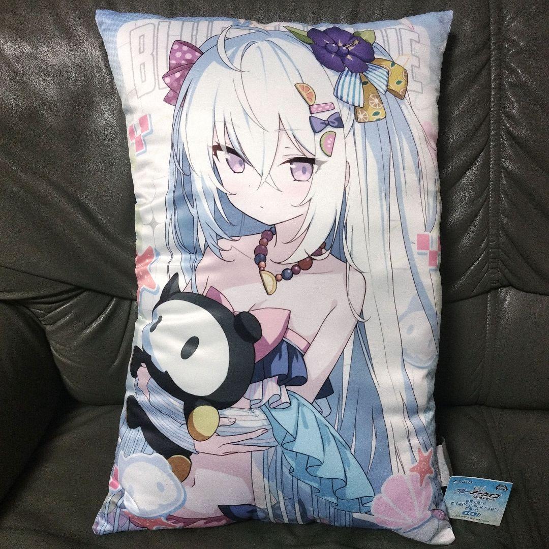 ブルーアーカイブ 描き下ろしビジュアルアートクッション　水着ver. 白洲アズサ