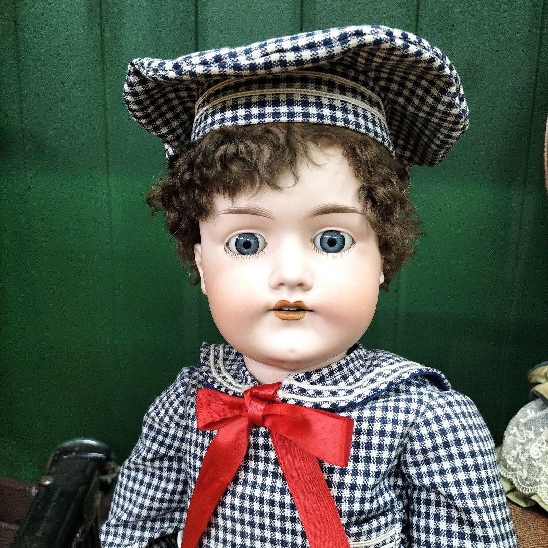 ビスクドール　珍しい男の子　第一次世界大戦モデル　G.M. Bergman