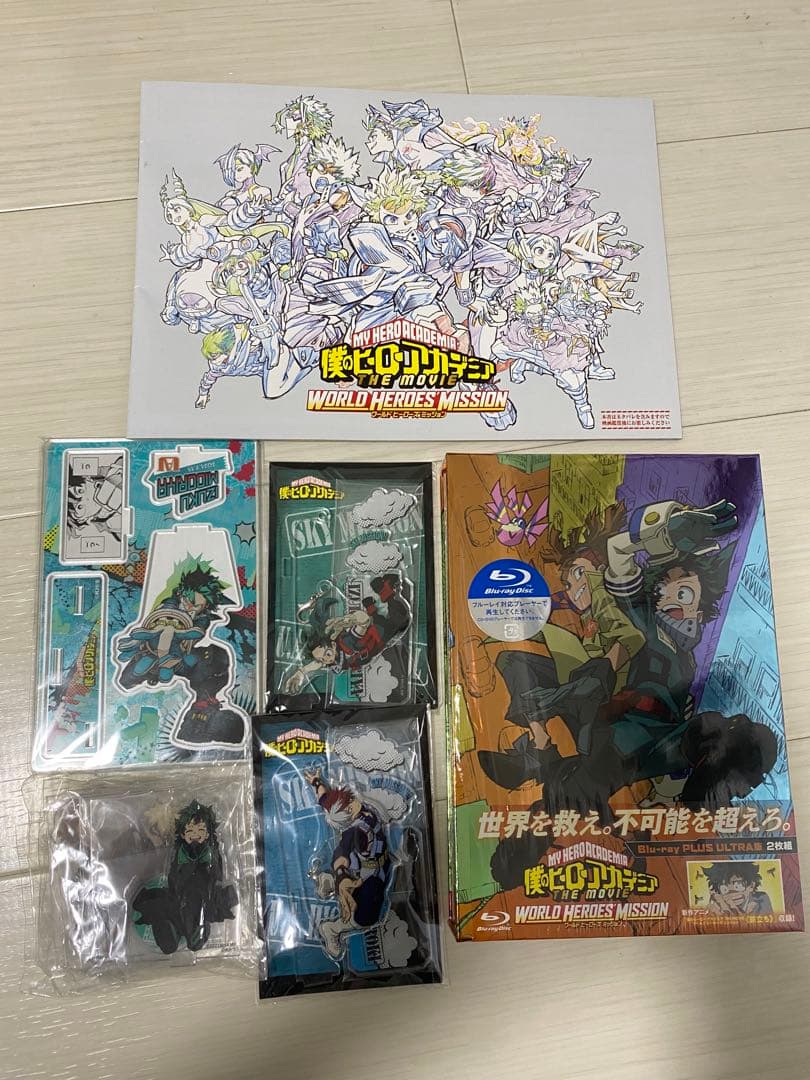 僕のヒーローアカデミア ワールドヒーローズミッション Blu-ray、アクスタ