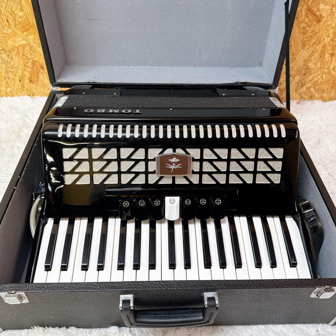 TOMBO T80B アコーディオン 37鍵盤/80ベース　MML音色切替6