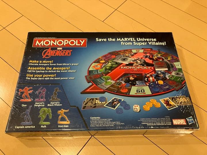 MONOPOLY MARVEL AVENGERS/モノポリー アベンジャーズ