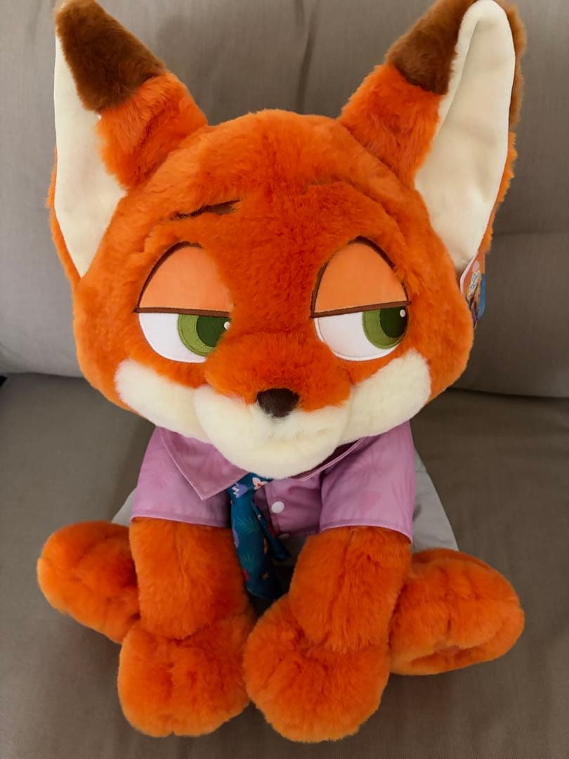 ズートピア2 ニック・ワイルド ぬいぐるみ ブランケット付