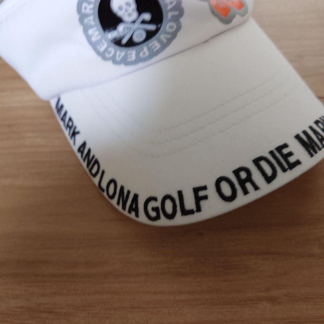 MARK AND LONA ホワイトバイザー