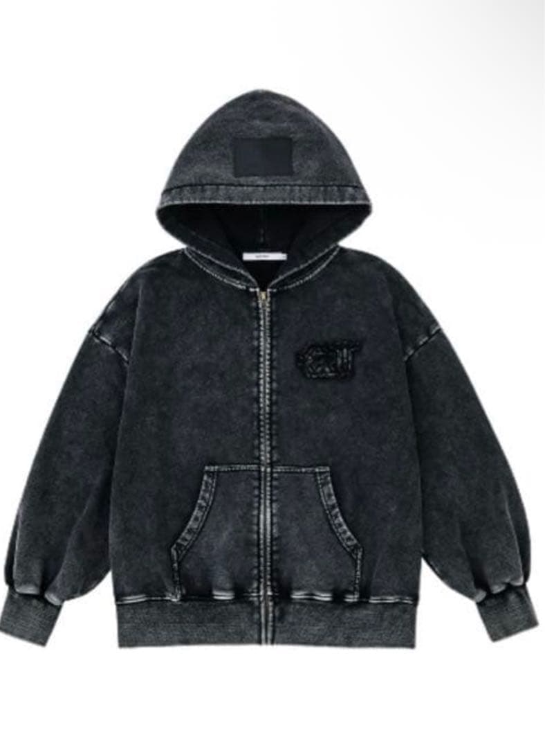 新品　&TEAM ジップアップフーディ　アジツ Ｍサイズ　エンティーム　パーカー