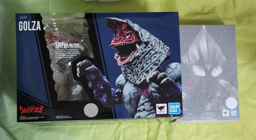 【未開封】フィギュアーツ ウルトラマンティガ(真骨彫)、ゴルザ セット