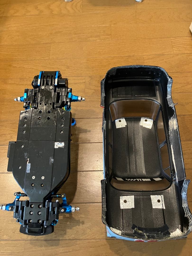 タミヤ Ｍ06PROシャーシ メカその他パーツ付き