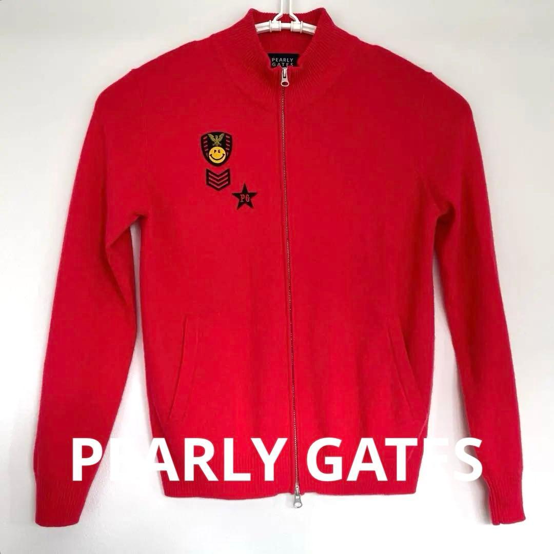 パーリーゲイツ ニット ジャケット セーター ブルゾン　カシミヤ　メンズ