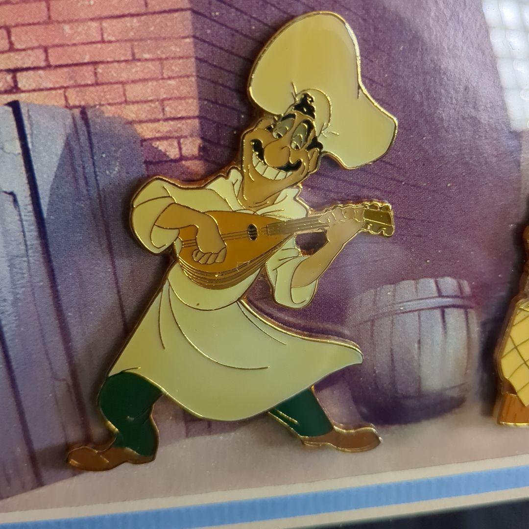 ディズニー レディ&トランプ トニーレストラン ピンバッジ　フレームセット