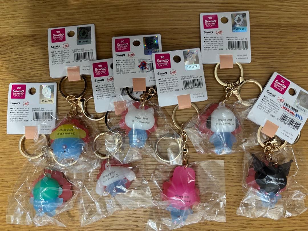 EXPO サンリオ　ミャクミャクなりきり　キーホルダー　コンプリート　万博