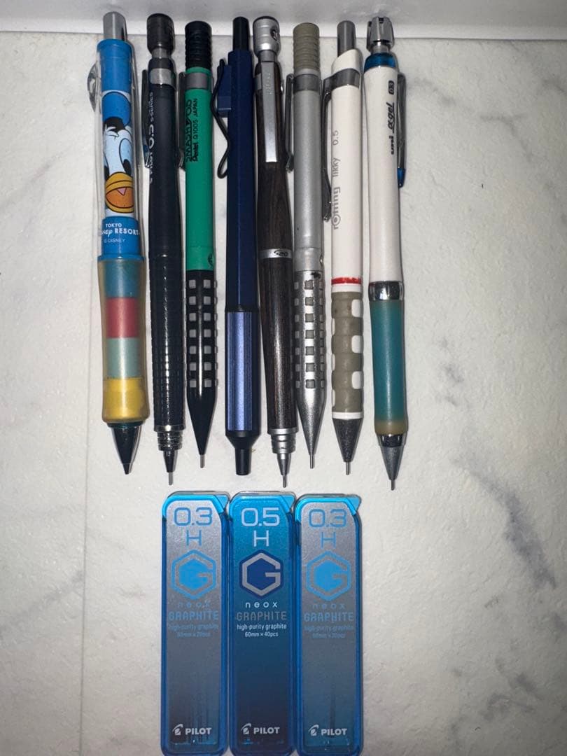 【26%OFF】高級シャーペン&ボールペン8本＋替芯3ケース