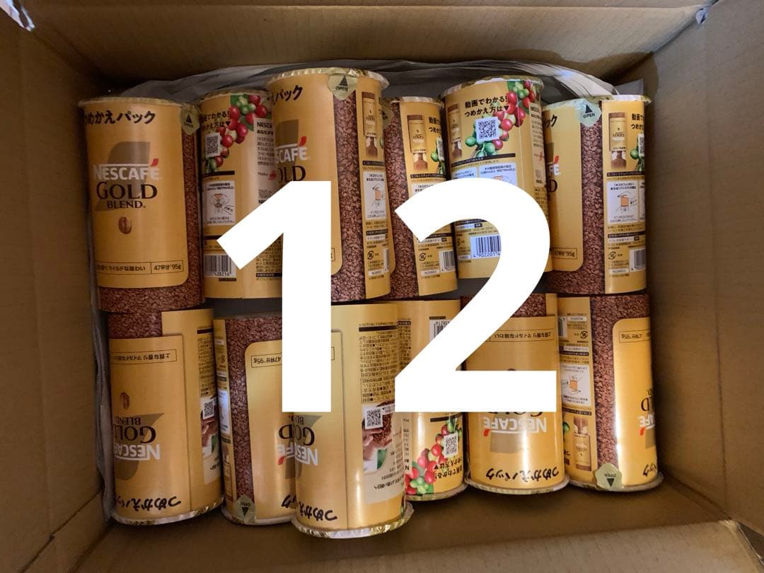 ネスカフェ ゴールドブレンド エコ＆システムパック95g❌12個