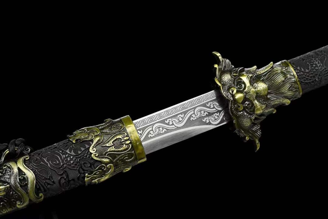 【龍紋唐剣】古兵器 武具　刀装具　日本刀　模造刀 居合刀