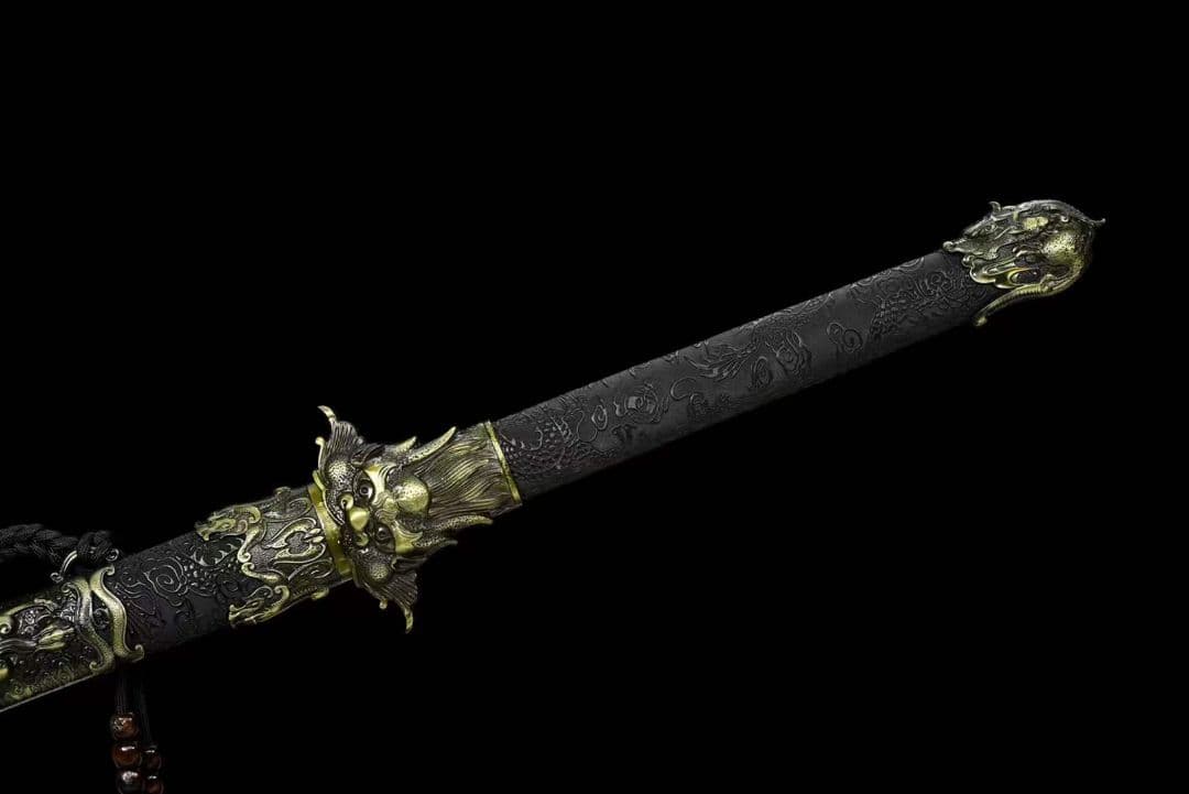 【龍紋唐剣】古兵器 武具　刀装具　日本刀　模造刀 居合刀