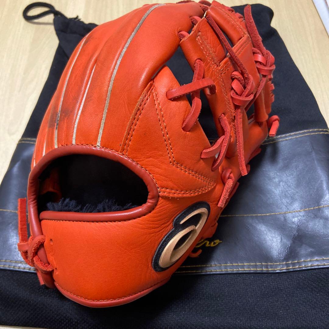 アシックス　野球　軟式　グローブ（ミズノプロ　のグローブケース付き）