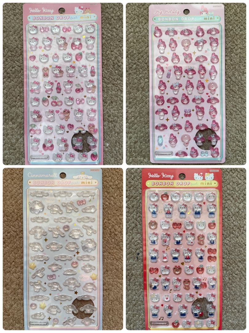ボンボンドロップシールミニなどシールまとめ売り