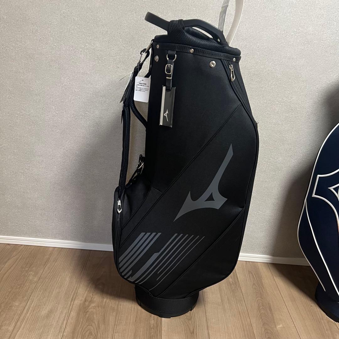 ミズノ　キャディバッグ　ゴルフバッグ　黒
