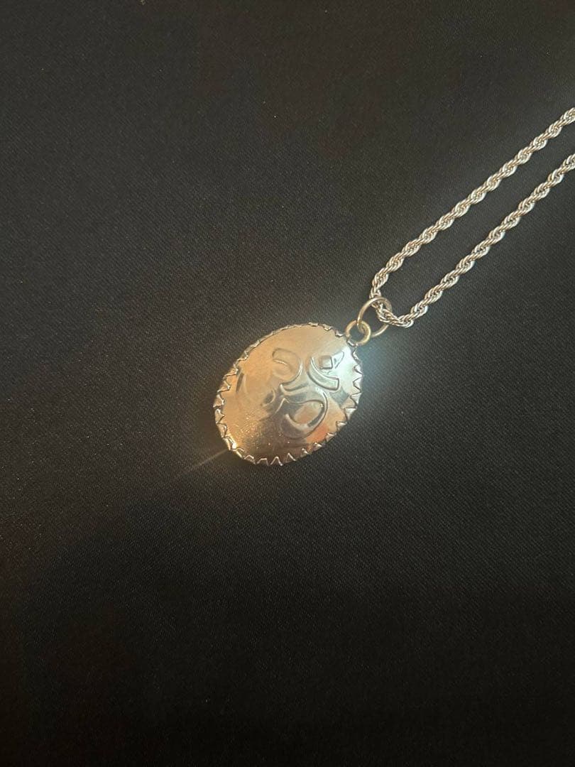 藤井風 イメージペンダント ネックレス 【オーム文字・クリシュナ・青】