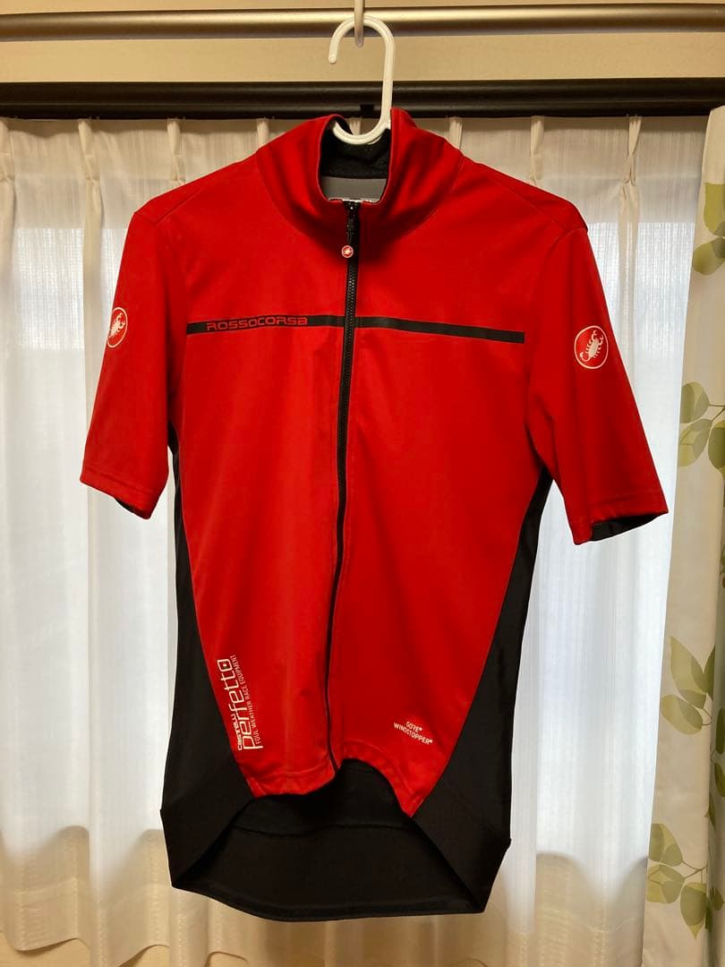 Castelli Perfetto サイクルジャージ レッド/ブラック