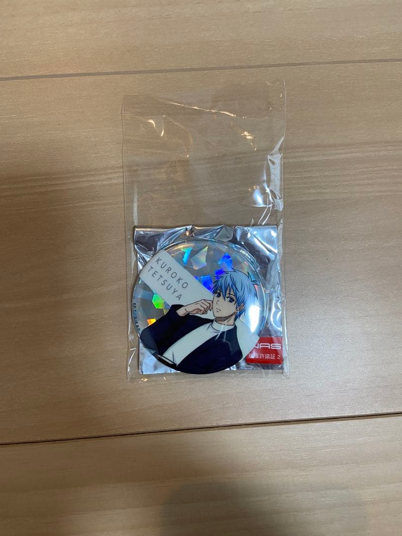 黒子のバスケ　ホログラム缶バッジ 黒子テツヤ