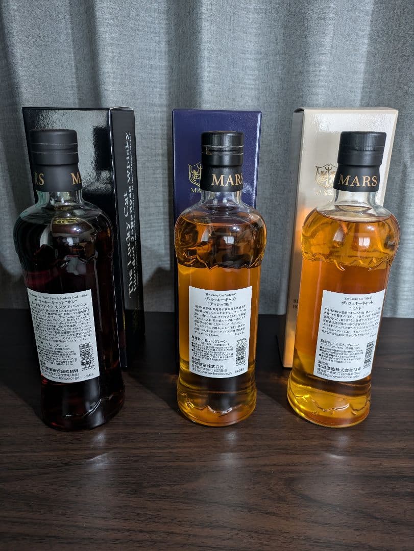 マルスウイスキー　ザ・ラッキーキャットシリーズ全九種