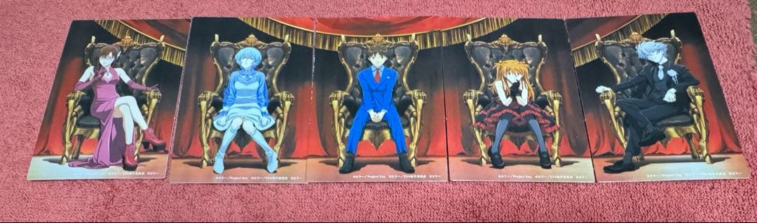 エヴァンゲリオン 30周年記念展　来場特典カード 全5種コンプリート