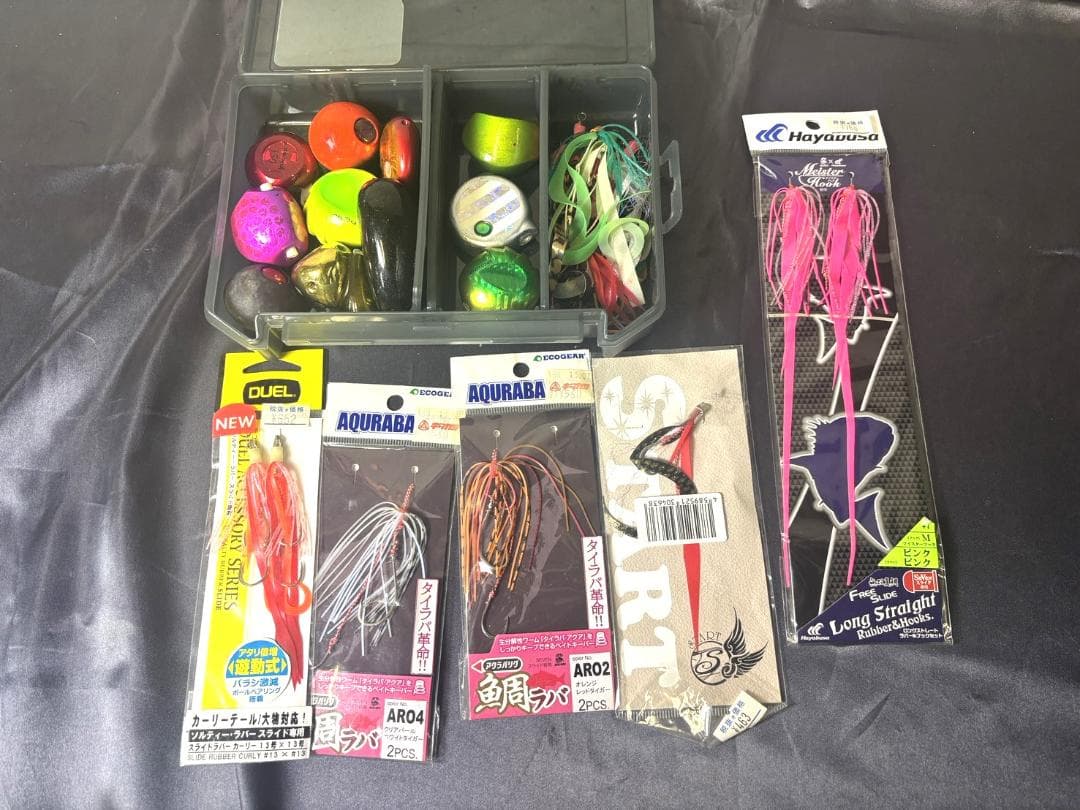 タイラバのセット・120ｇ～250ｇ/遊動式/新品ネクタイ付①