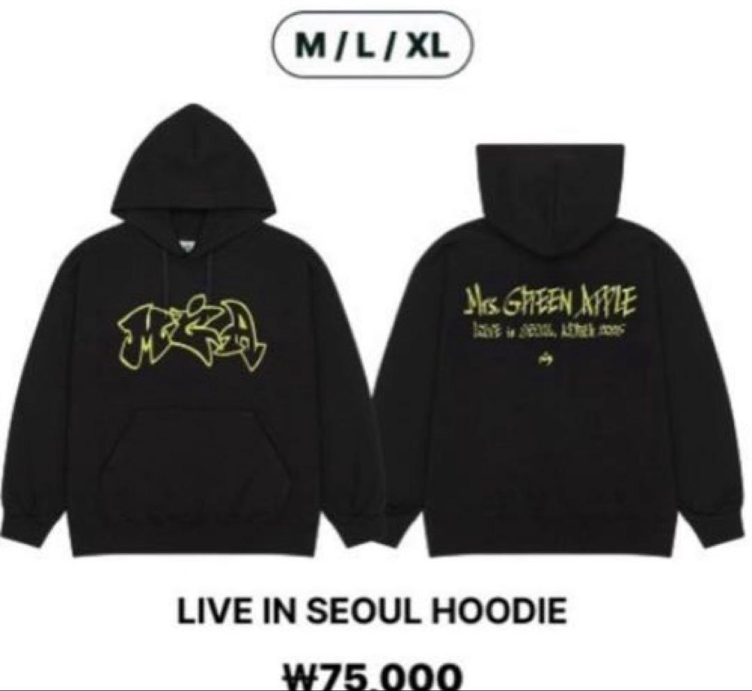 ろ*送様 ミセスグリーンアップル　韓国ライブ　ソウル　フーディー　XLサイズ