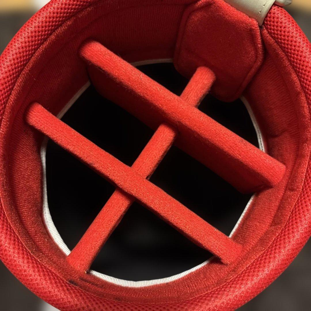 ブリジストン　PARADISO キャディバッグ ホワイト/レッド　レディース