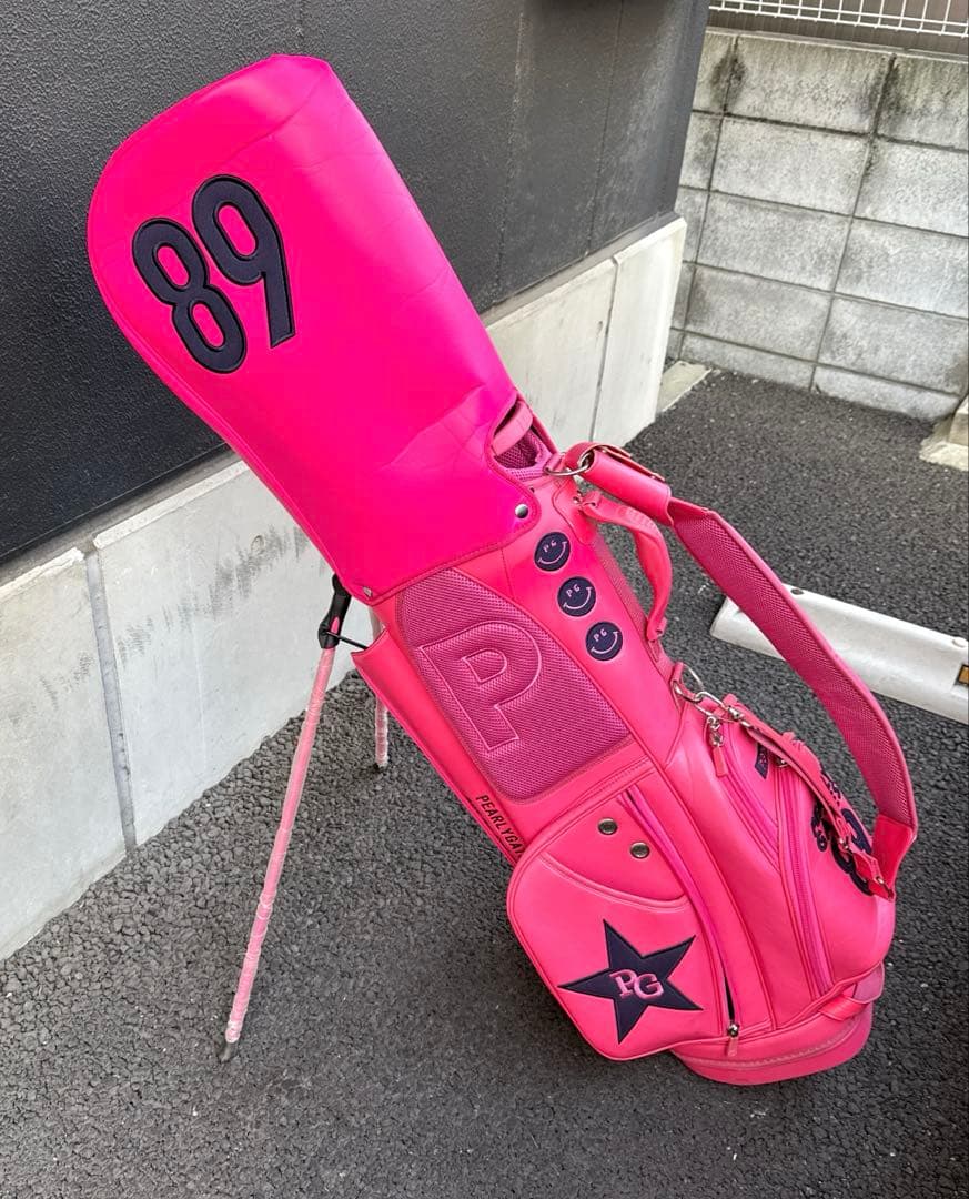 PEARLY GATES ピンク キャディバッグ 46 インチ対応(9型)