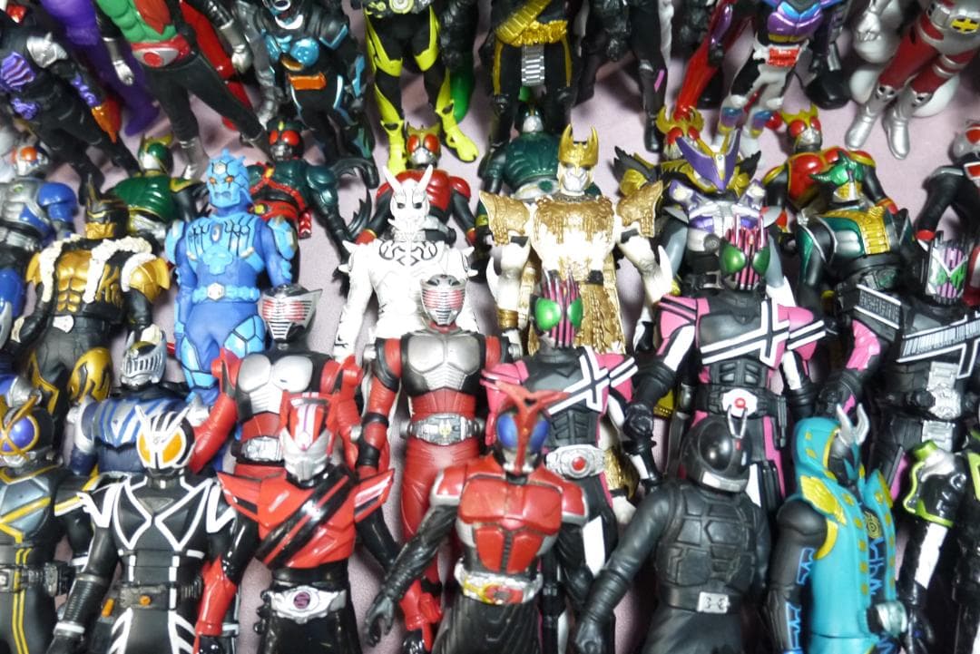 ライダーヒーローシリーズ　ビッグサイズソフビフィギュア　128体セット