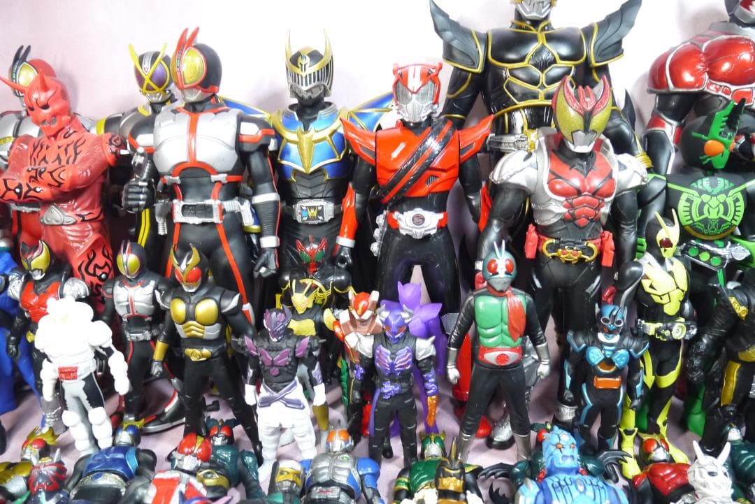 ライダーヒーローシリーズ　ビッグサイズソフビフィギュア　128体セット