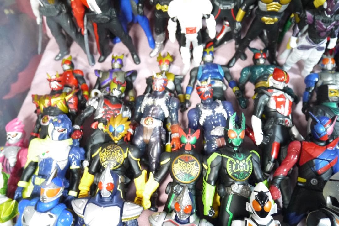 ライダーヒーローシリーズ　ビッグサイズソフビフィギュア　128体セット