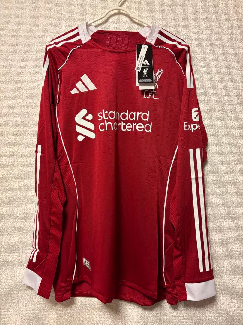 チ*ん様 【新品未使用】　リバプール長袖　25/26　選手仕様　オーセンティック