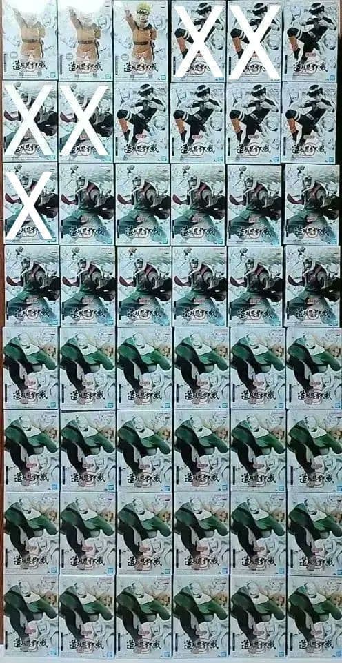 【MI】ナルト疾風伝 造形忍界大戦 フィギュア 4種 50点セット