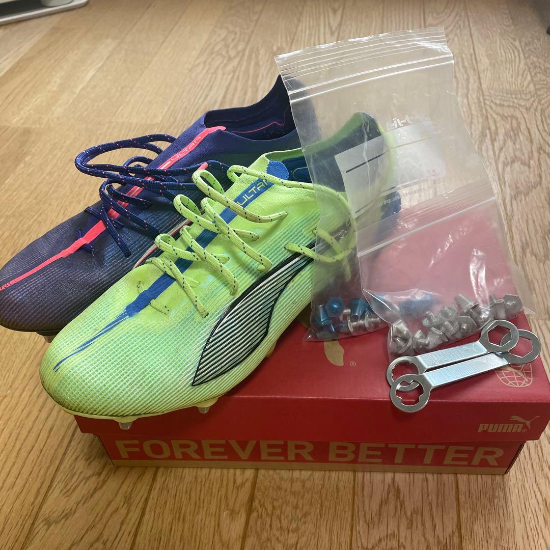 Puma Ultra サッカーシューズ ネイビー/イエロー