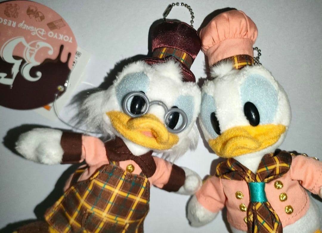 東京ディズニーランド 35周年 ドナルド スクルージ…他ぬいぐるみバッジ 3種類