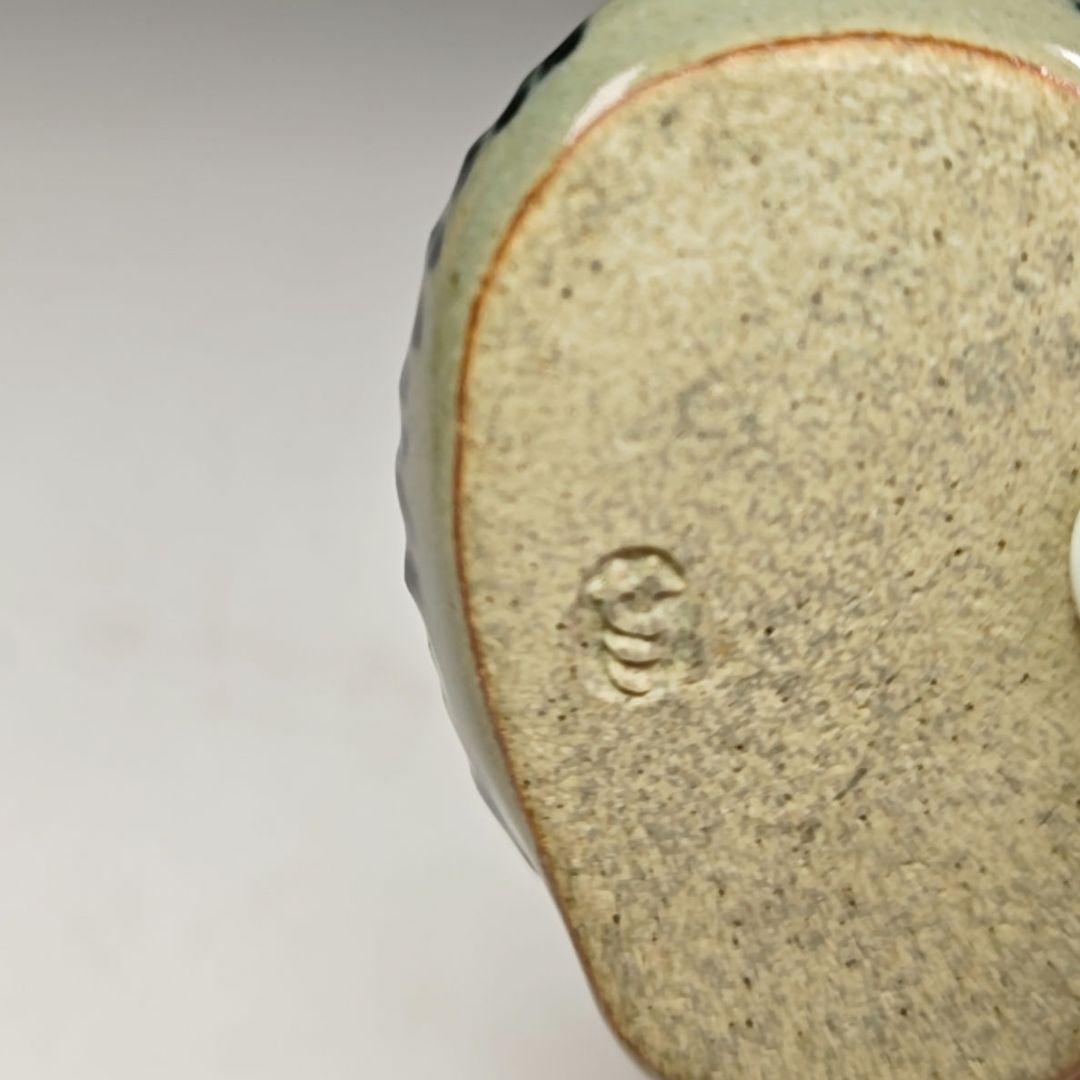 イ621 香合『膳所焼　陽炎園　オシドリ』『堀内宗完（兼中斎）極箱』茶道具